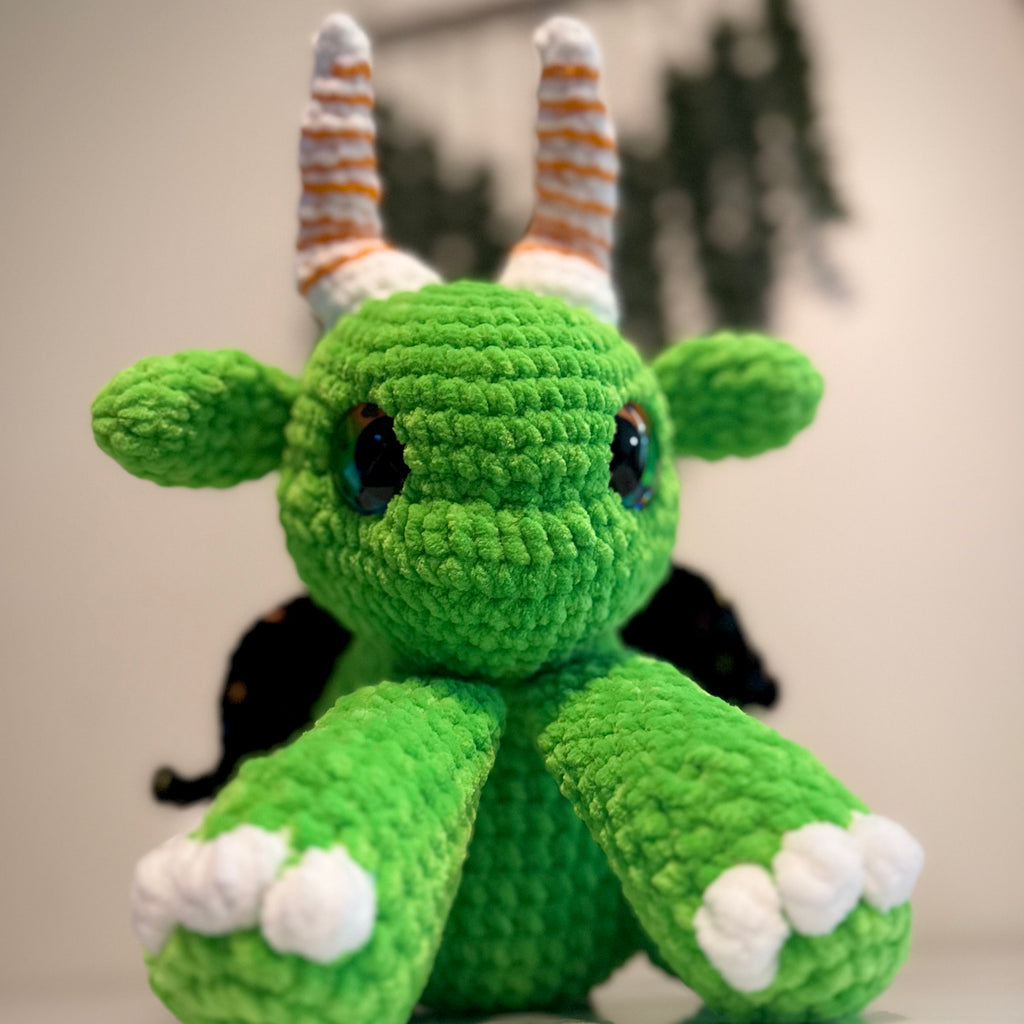 Medium Daphne the Mystic Dragon Crochet Plushie