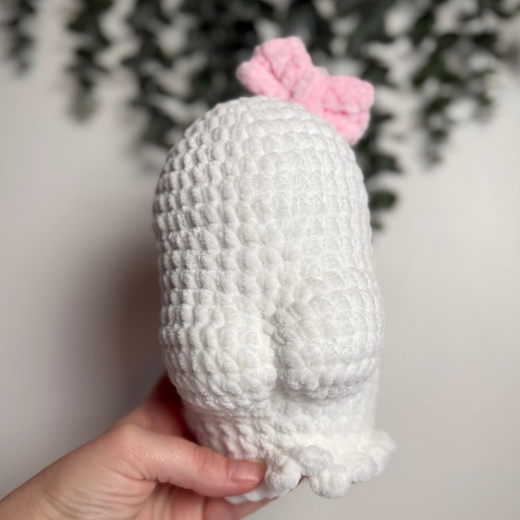 Barb the Bootyful Ghost Crochet Plushie