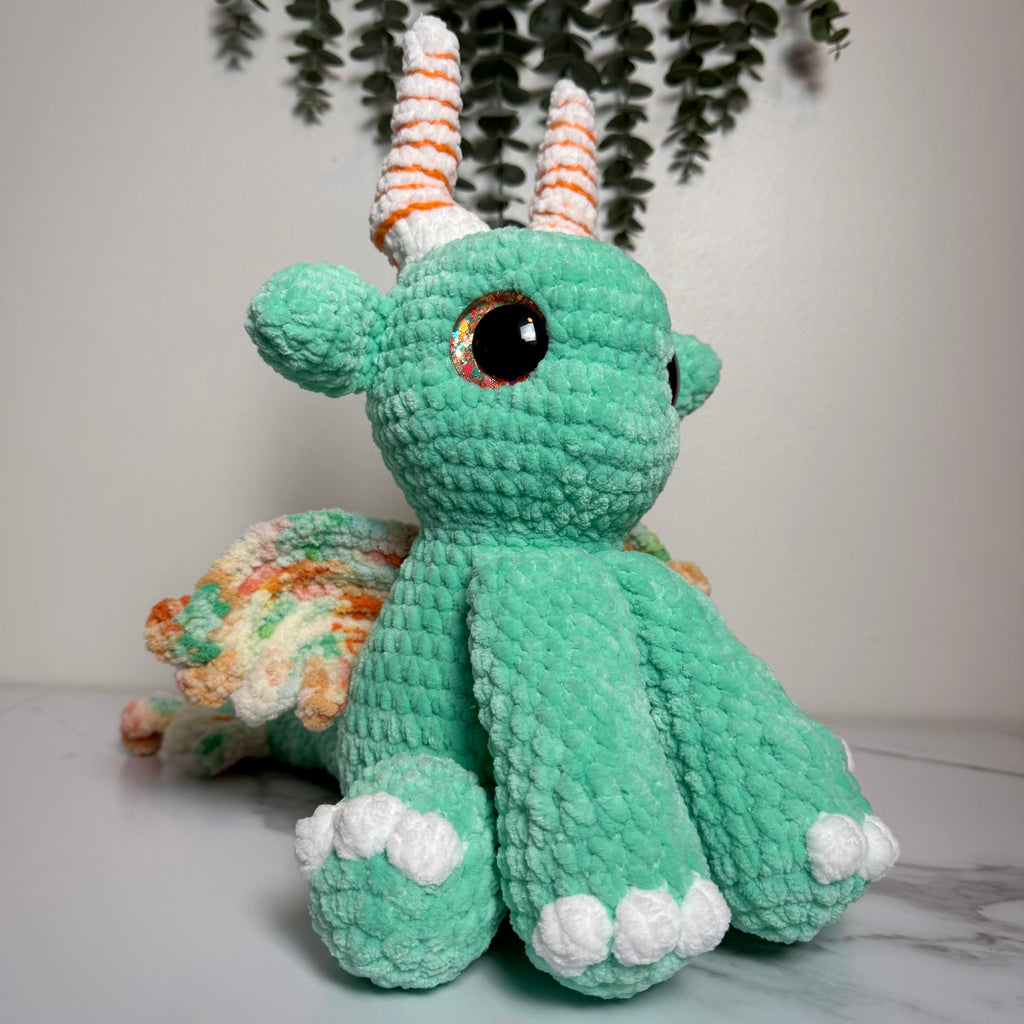 Daphne the Mystic Dragon Crochet Plushie