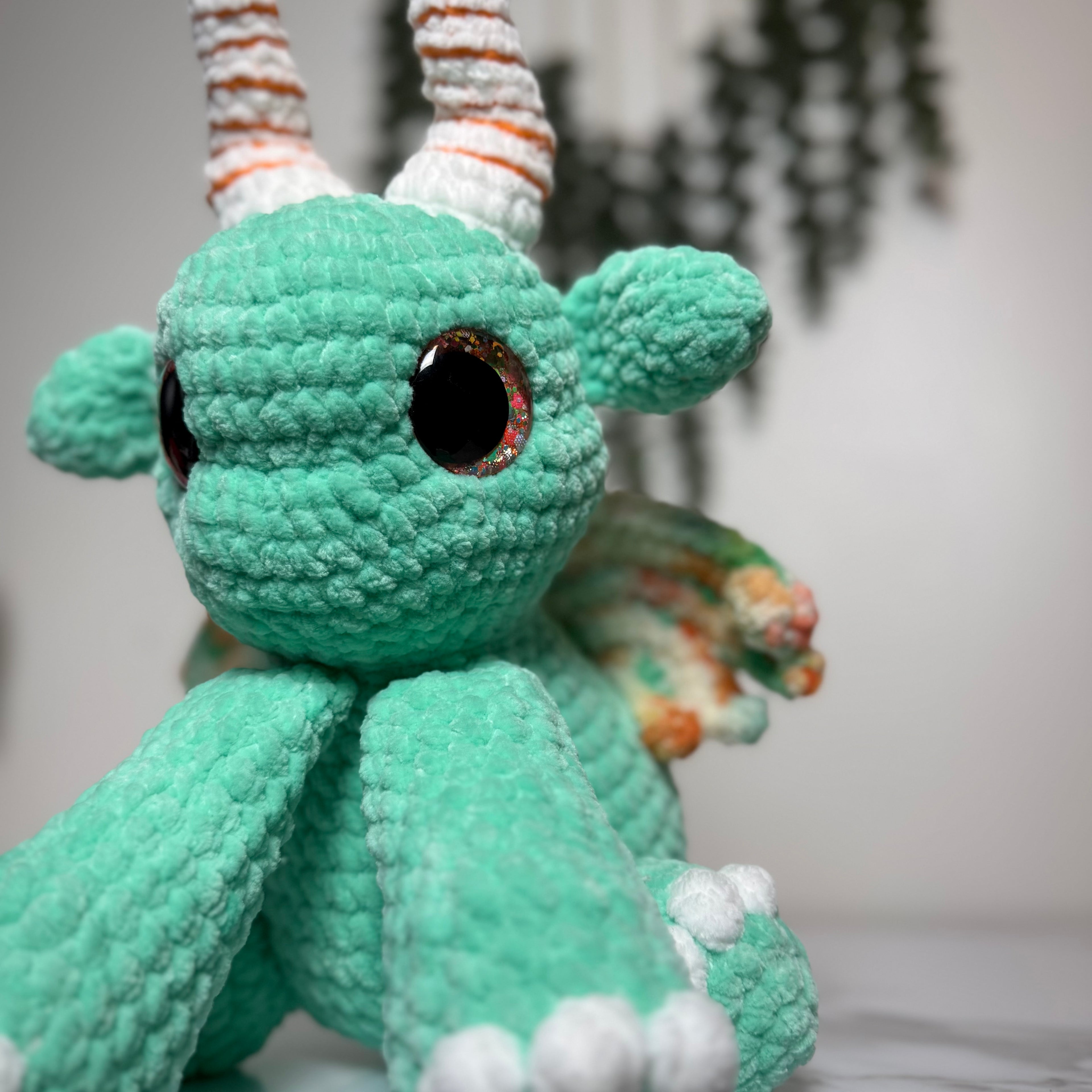 Daphne the Mystic Dragon Crochet Plushie