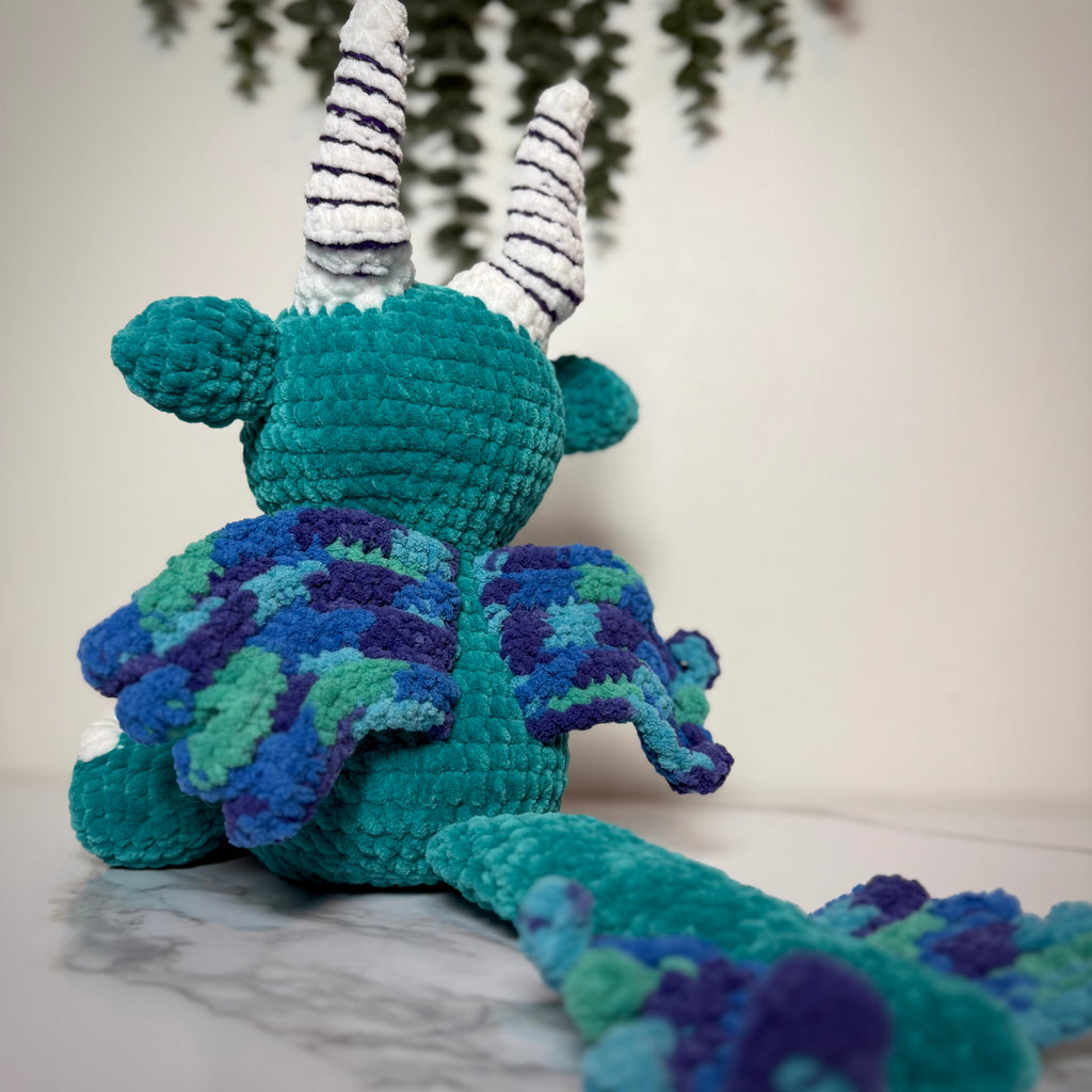 Daphne the Mystic Dragon Crochet Plushie