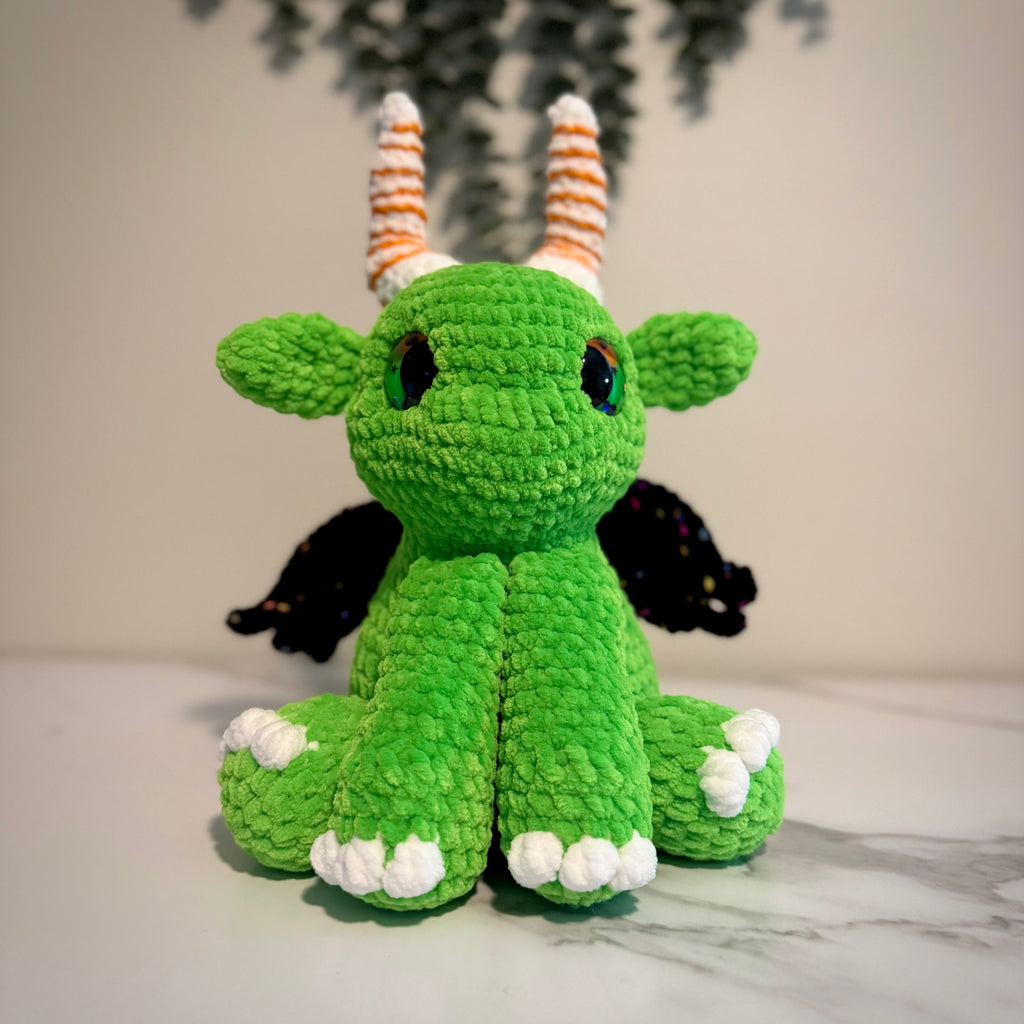 Medium Daphne the Mystic Dragon Crochet Plushie
