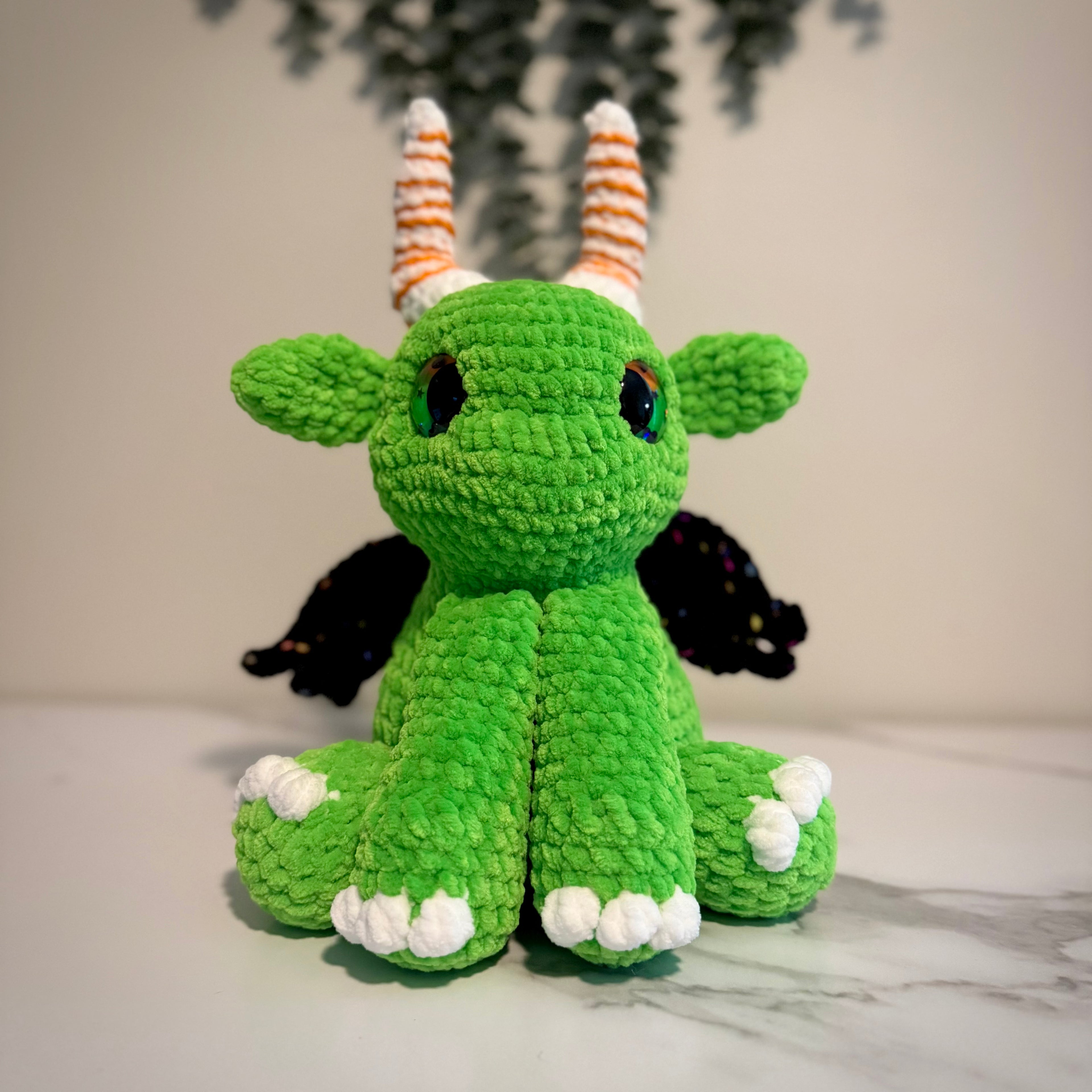 Medium Daphne the Mystic Dragon Crochet Plushie