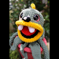 Chomp the Carnivorous Plant Plush | Giant Weighted Venus Flytrap Crochet Plush
