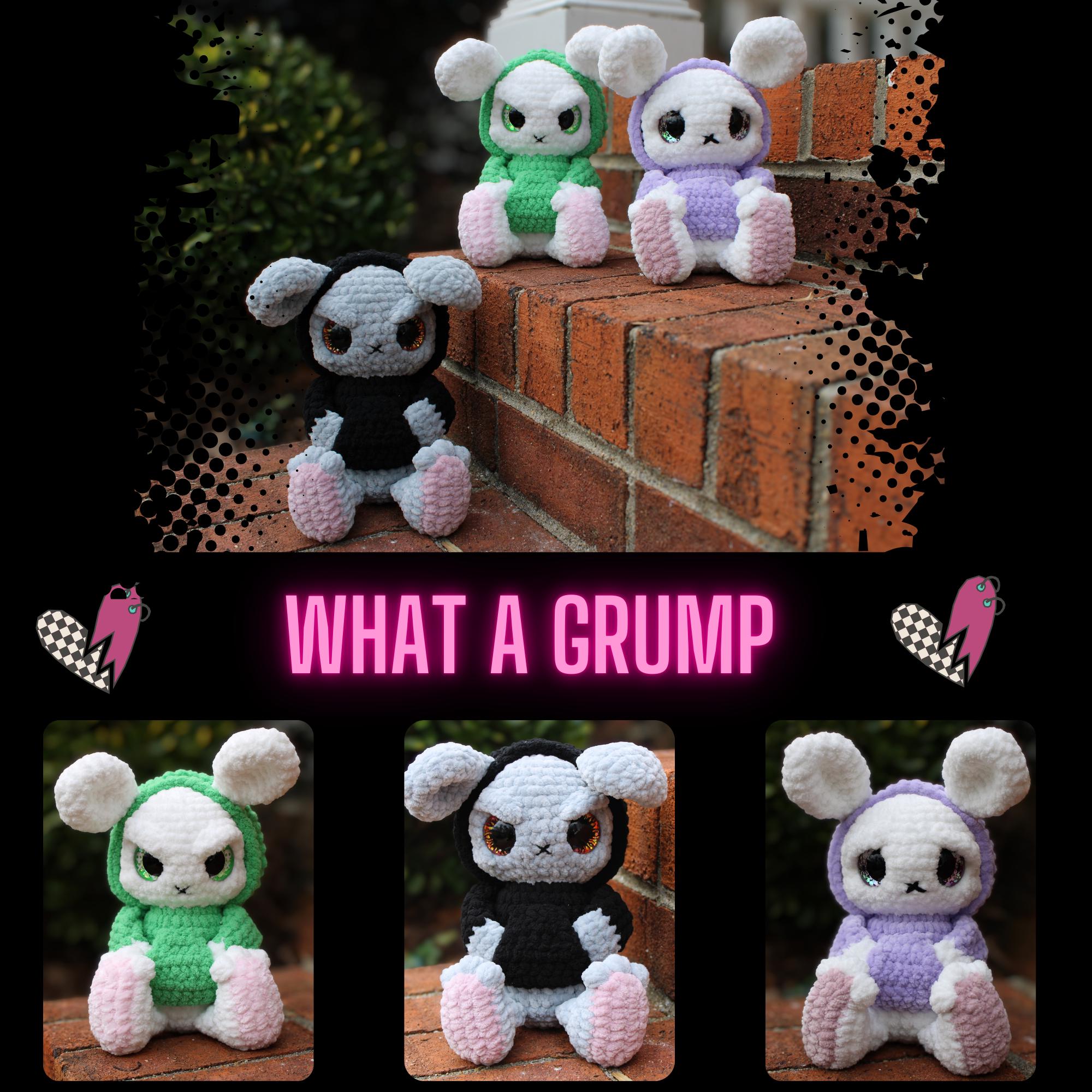 Grim the Emo Bunny Crochet Pattern