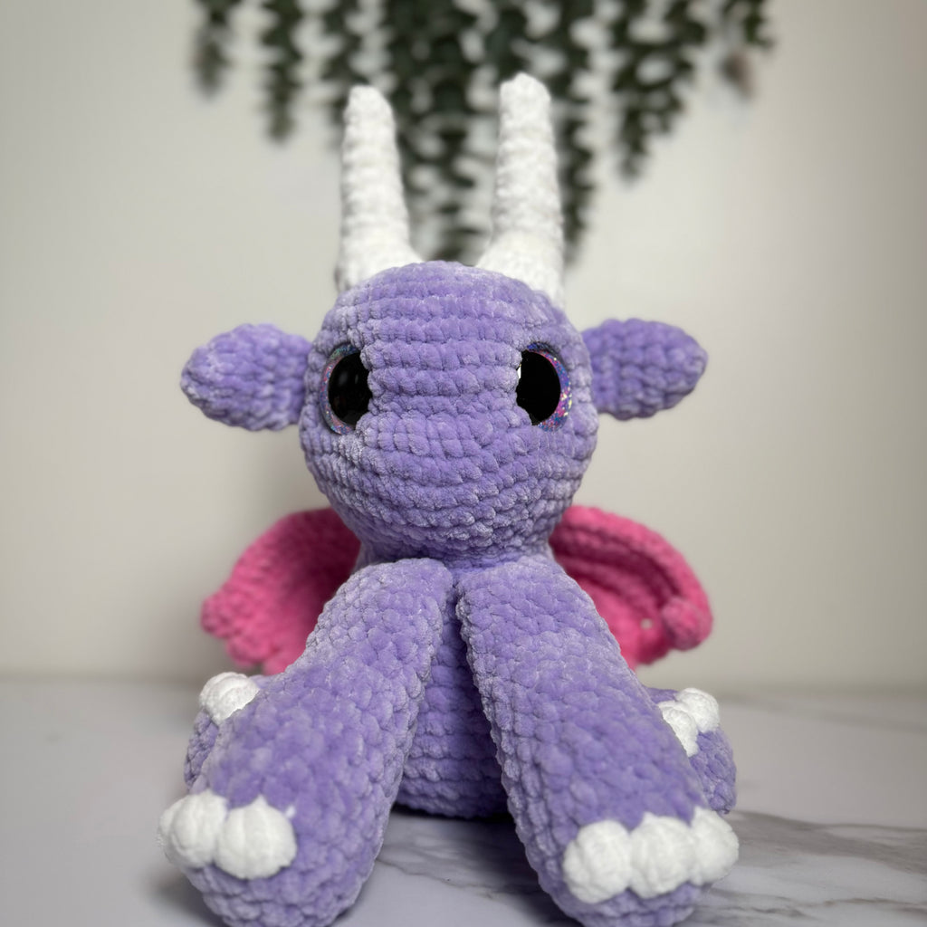 Daphne the Mystic Dragon Crochet Plushie