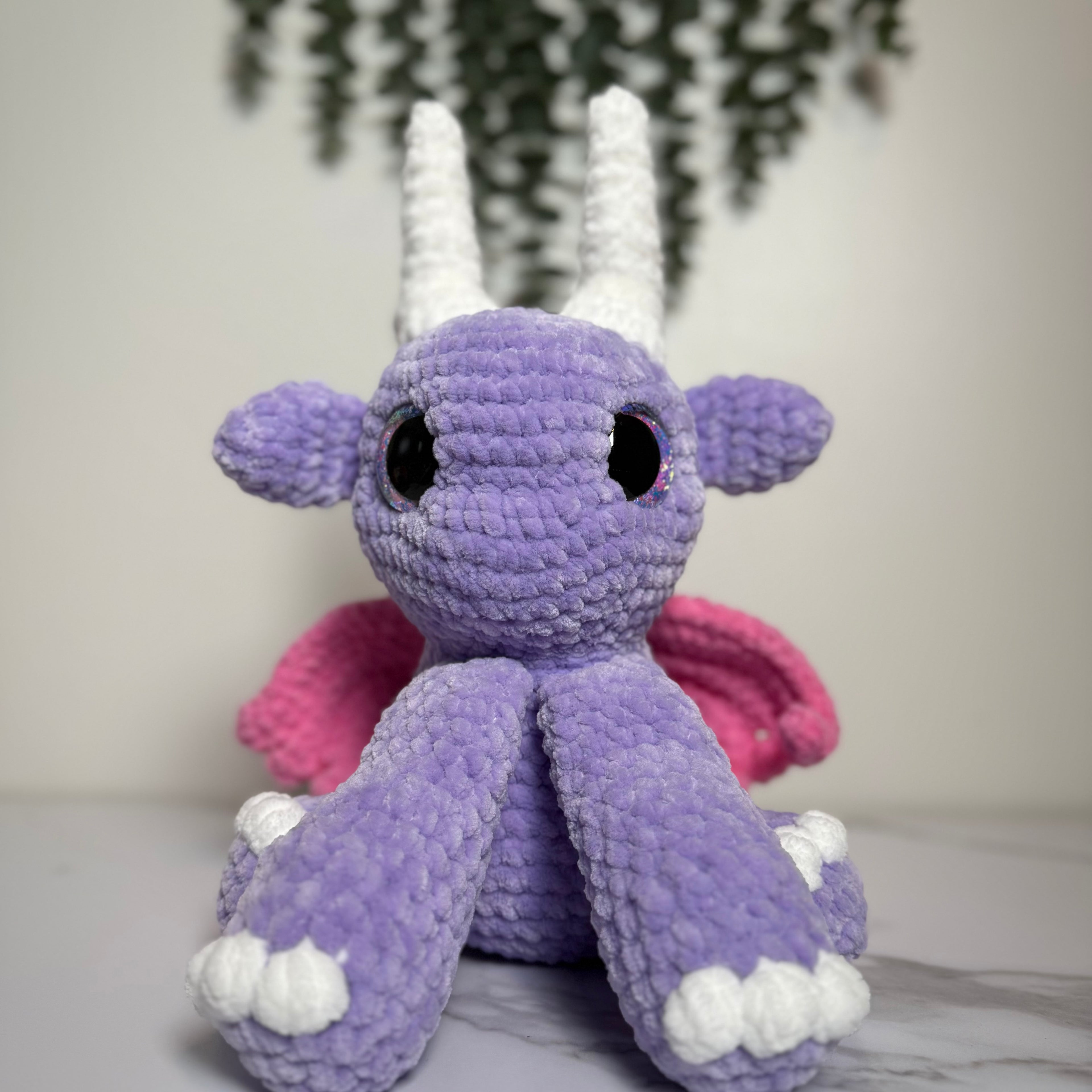 Daphne the Mystic Dragon Crochet Plushie