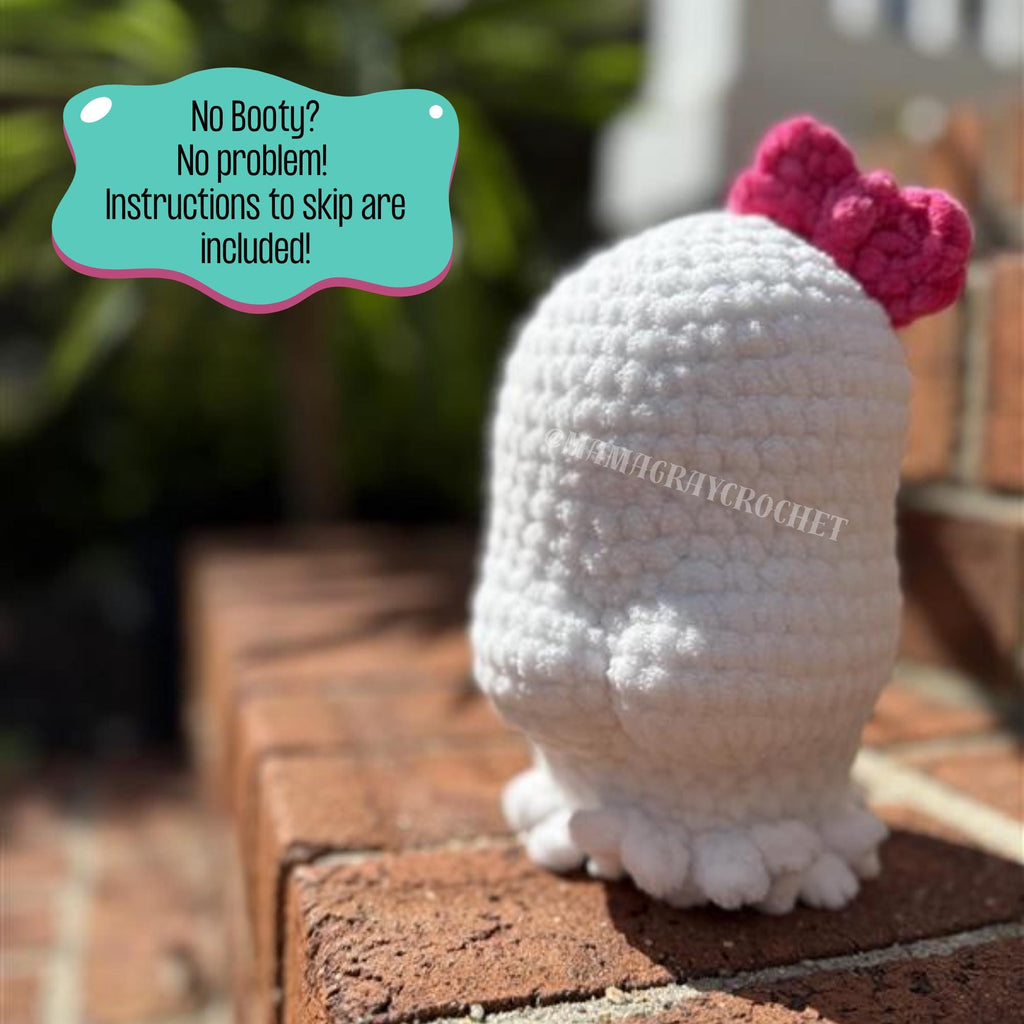 Barb the Bootyful Ghost Crochet Pattern