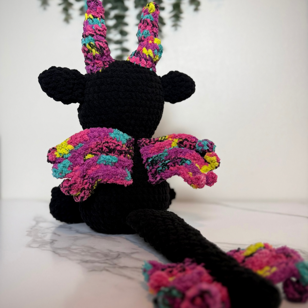 Daphne the Mystic Dragon Crochet Plushie