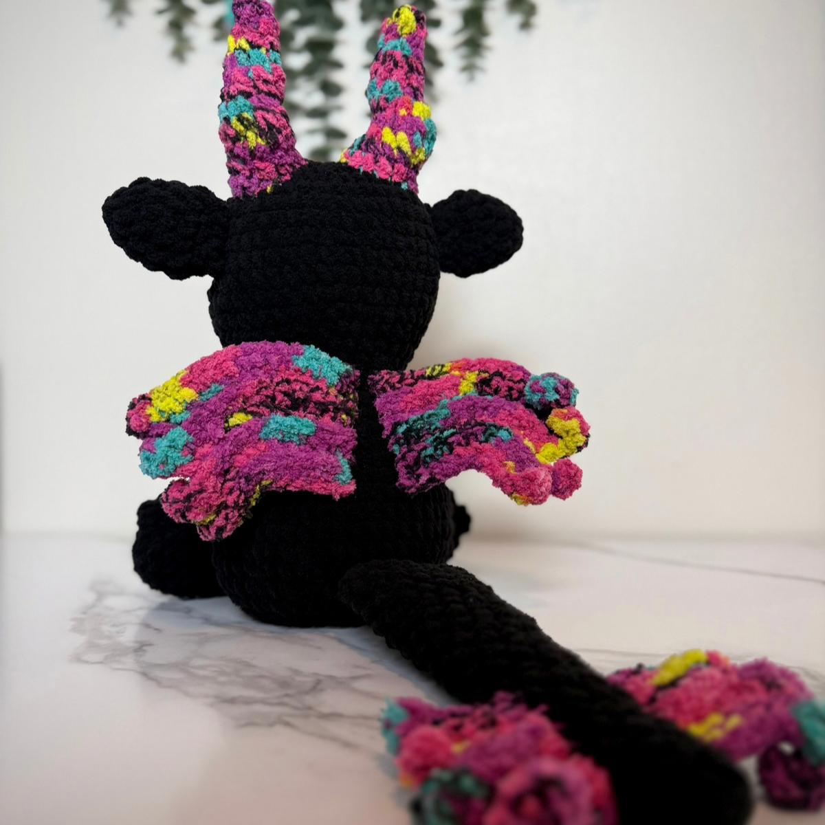Daphne the Mystic Dragon Crochet Plushie