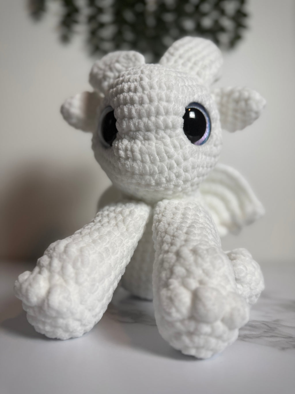 Dream the Mystic Dragon | Handmade Crochet Dragon Plush | Fantasy Stuffed Animal