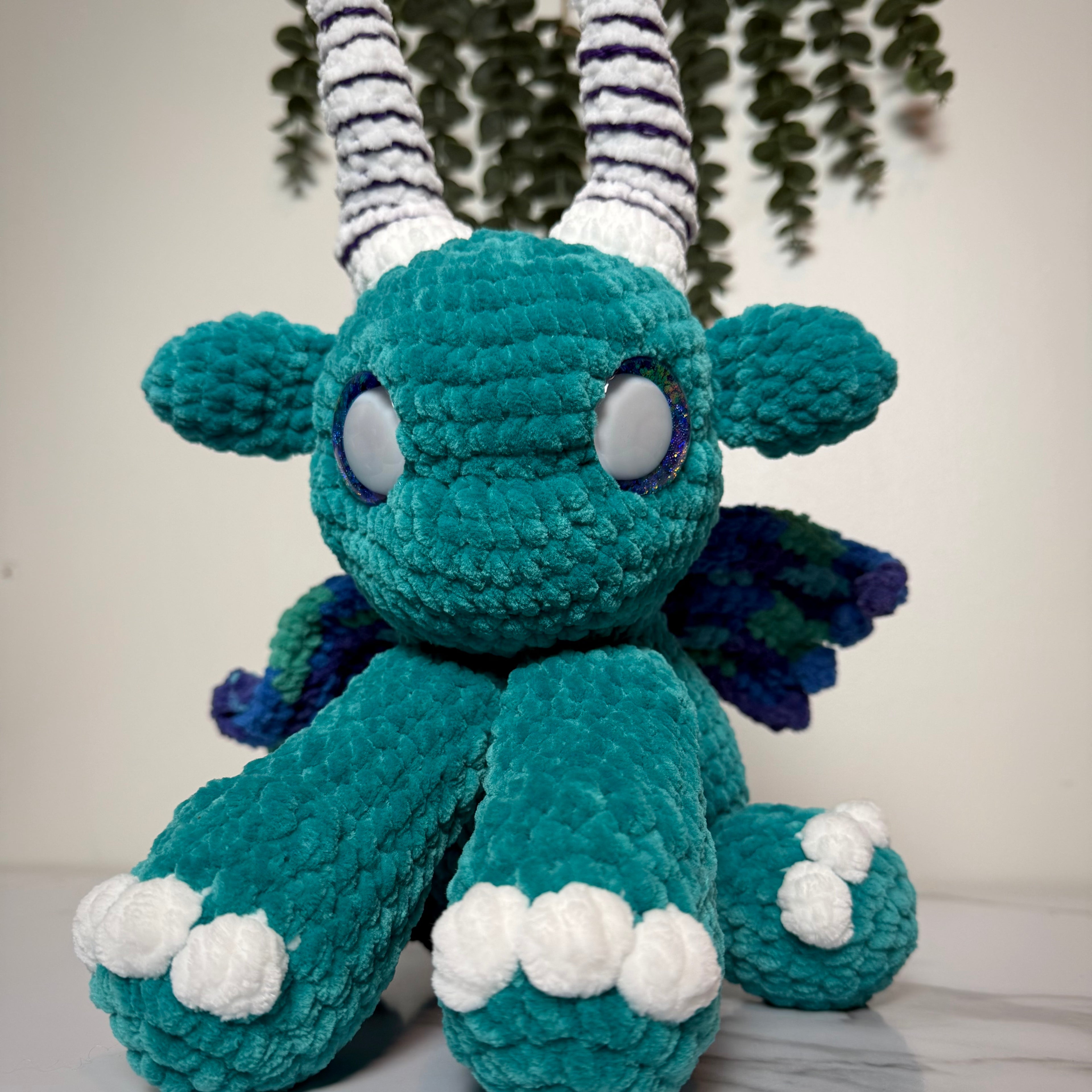 Daphne the Mystic Dragon Crochet Plushie