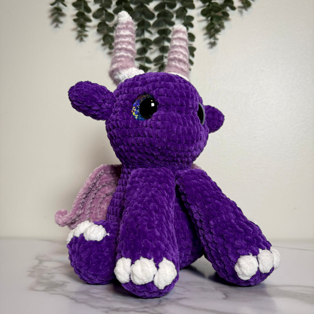Medium Daphne the Mystic Dragon Crochet Plushie