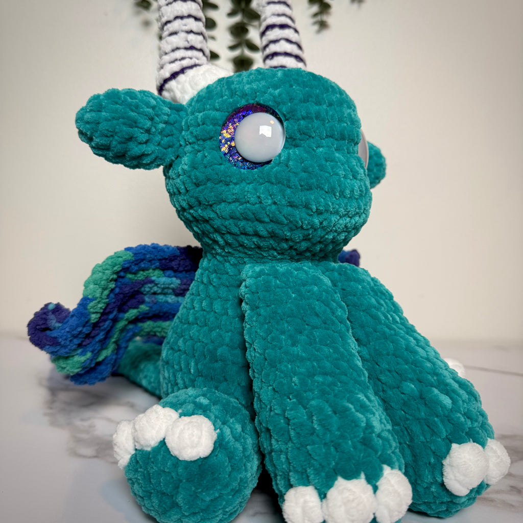 Daphne the Mystic Dragon Crochet Plushie
