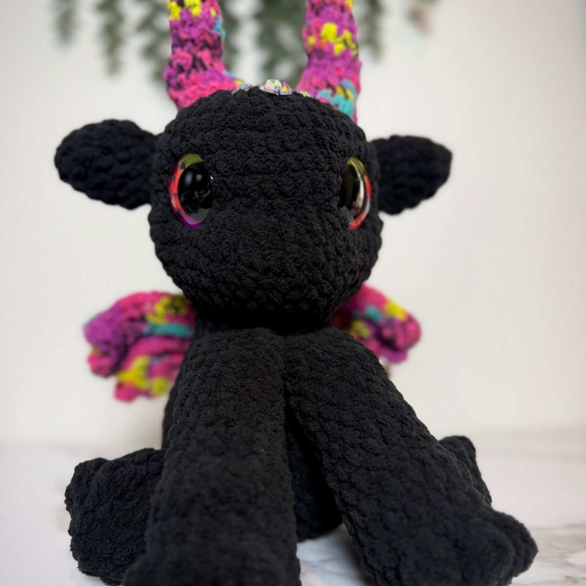 Daphne the Mystic Dragon Crochet Plushie