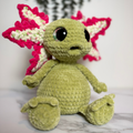 Handmade Crochet Axolotl Plushie – Albert the Axolotl Amigurumi