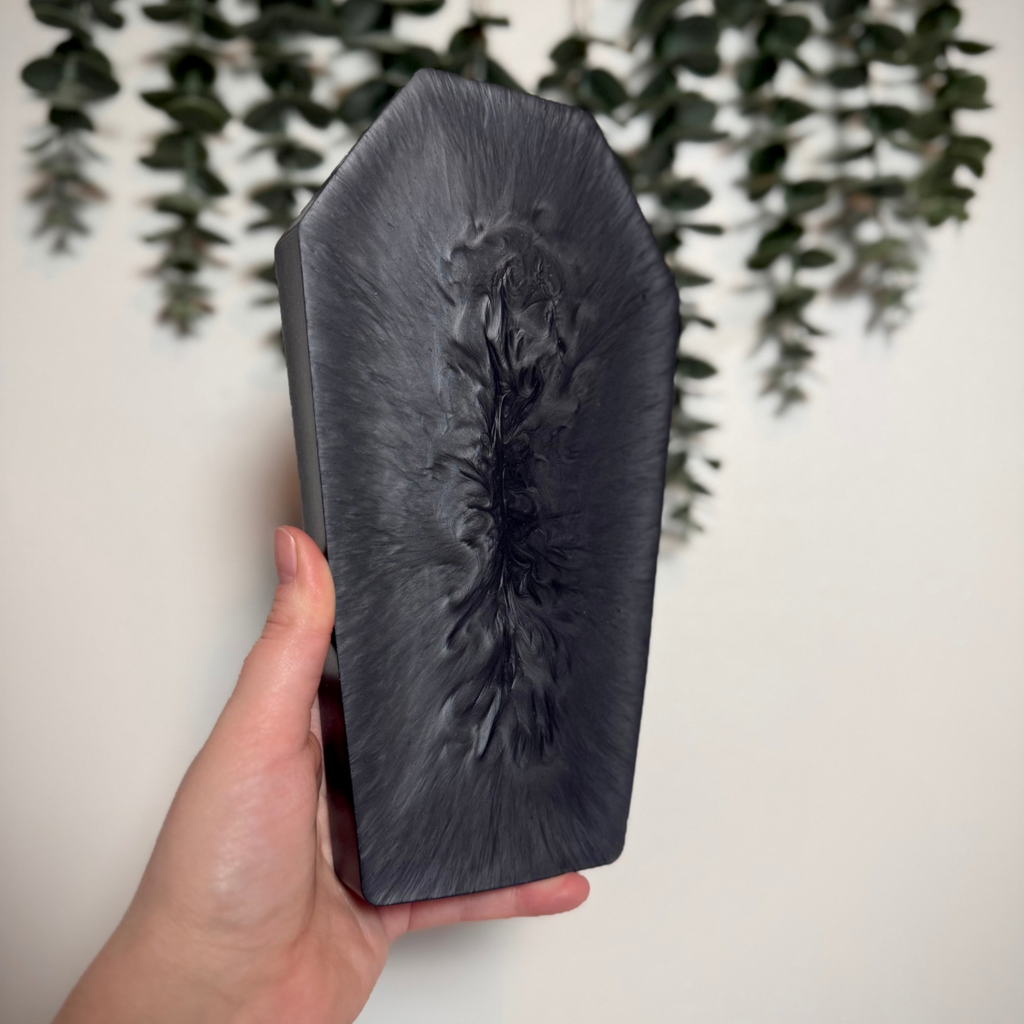 Resin Modern Coffin Tray | Finished Handmade Resin Art (Copy)