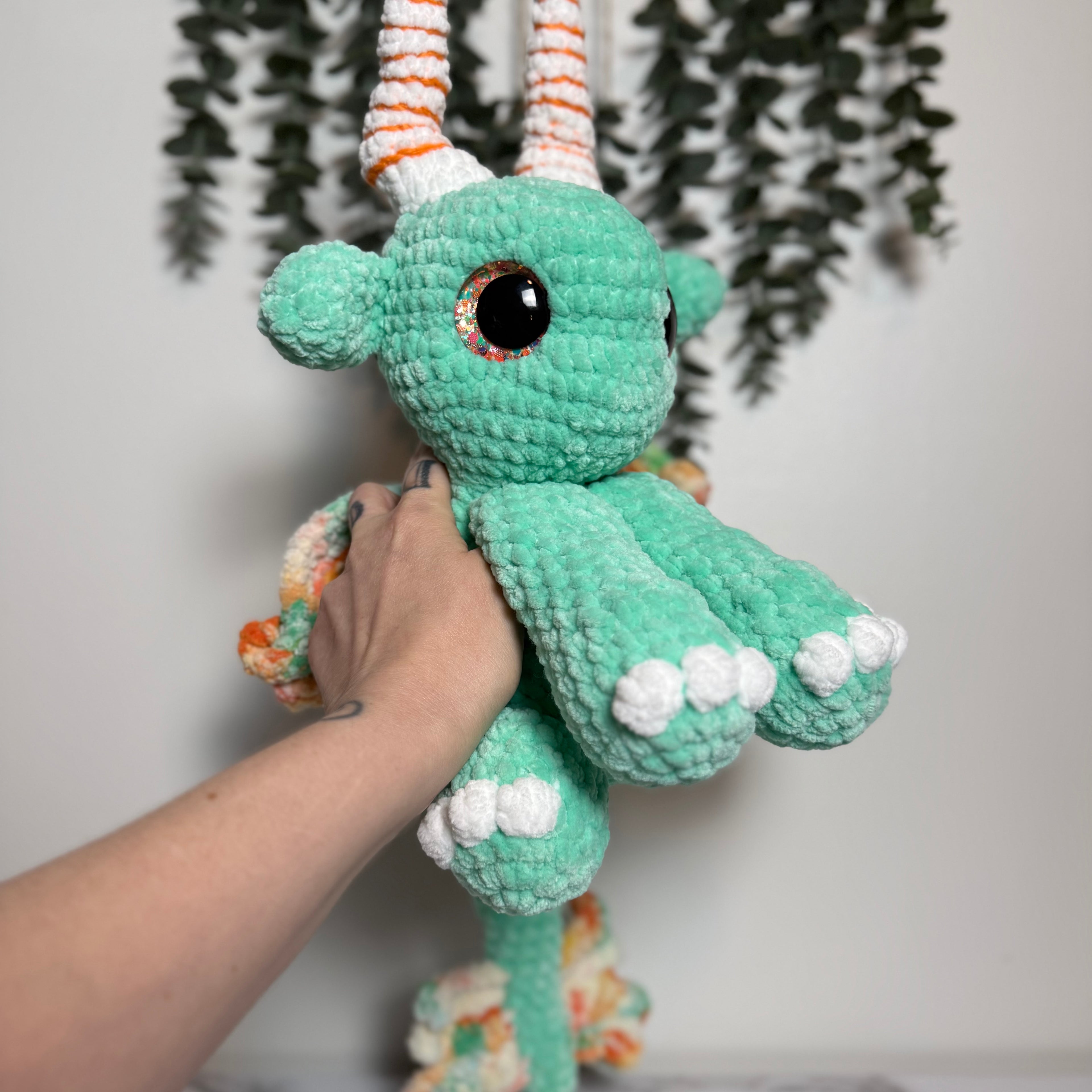 Daphne the Mystic Dragon Crochet Plushie