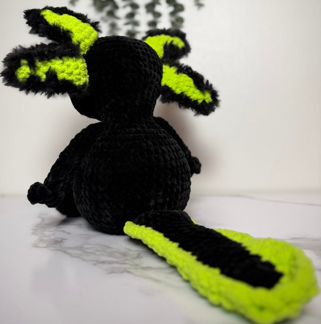 Handmade Crochet Axolotl Plushie – Albert the Axolotl Amigurumi