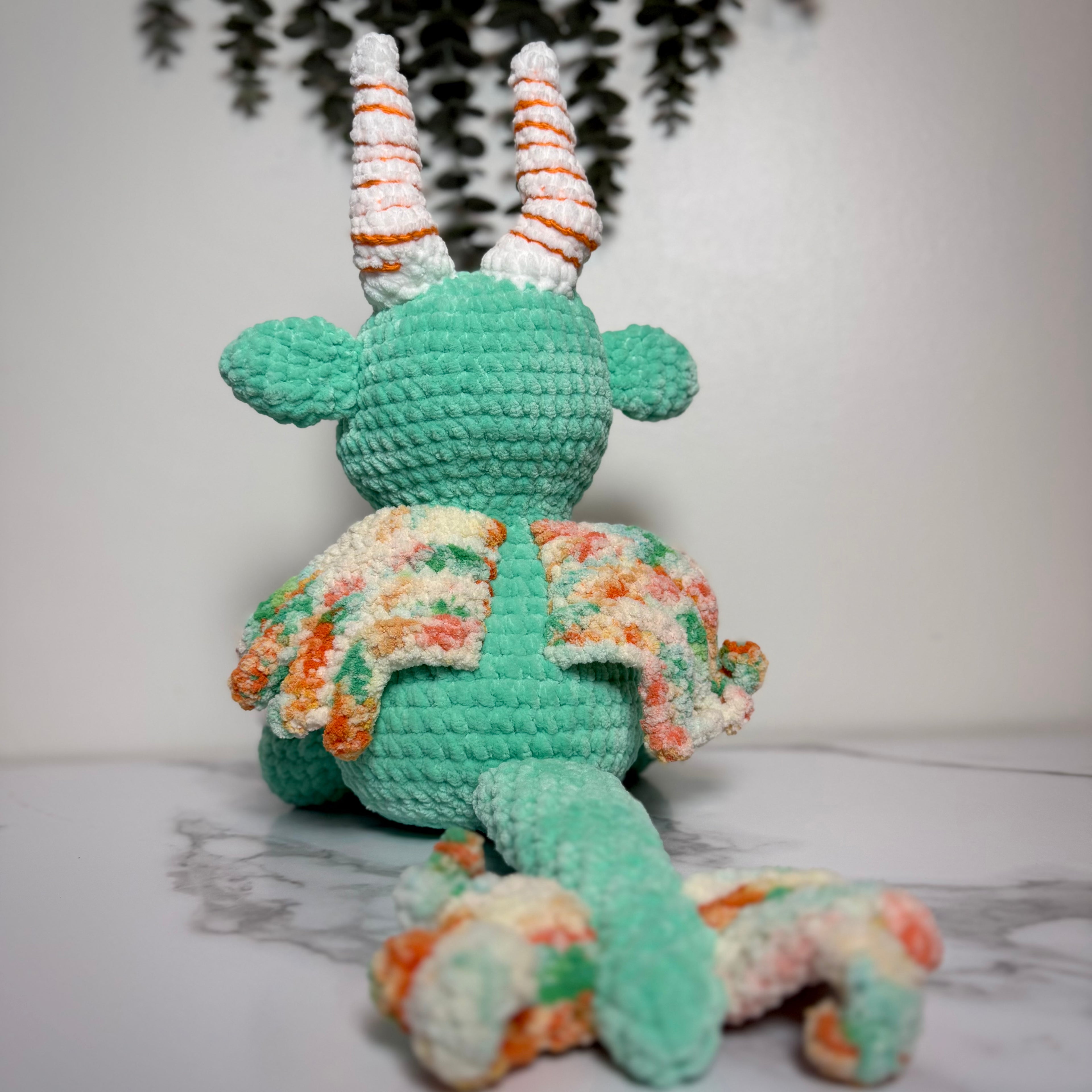 Daphne the Mystic Dragon Crochet Plushie