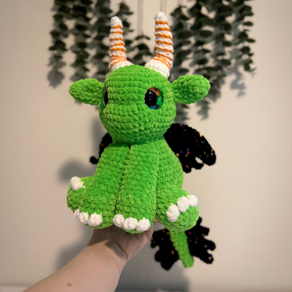 Medium Daphne the Mystic Dragon Crochet Plushie