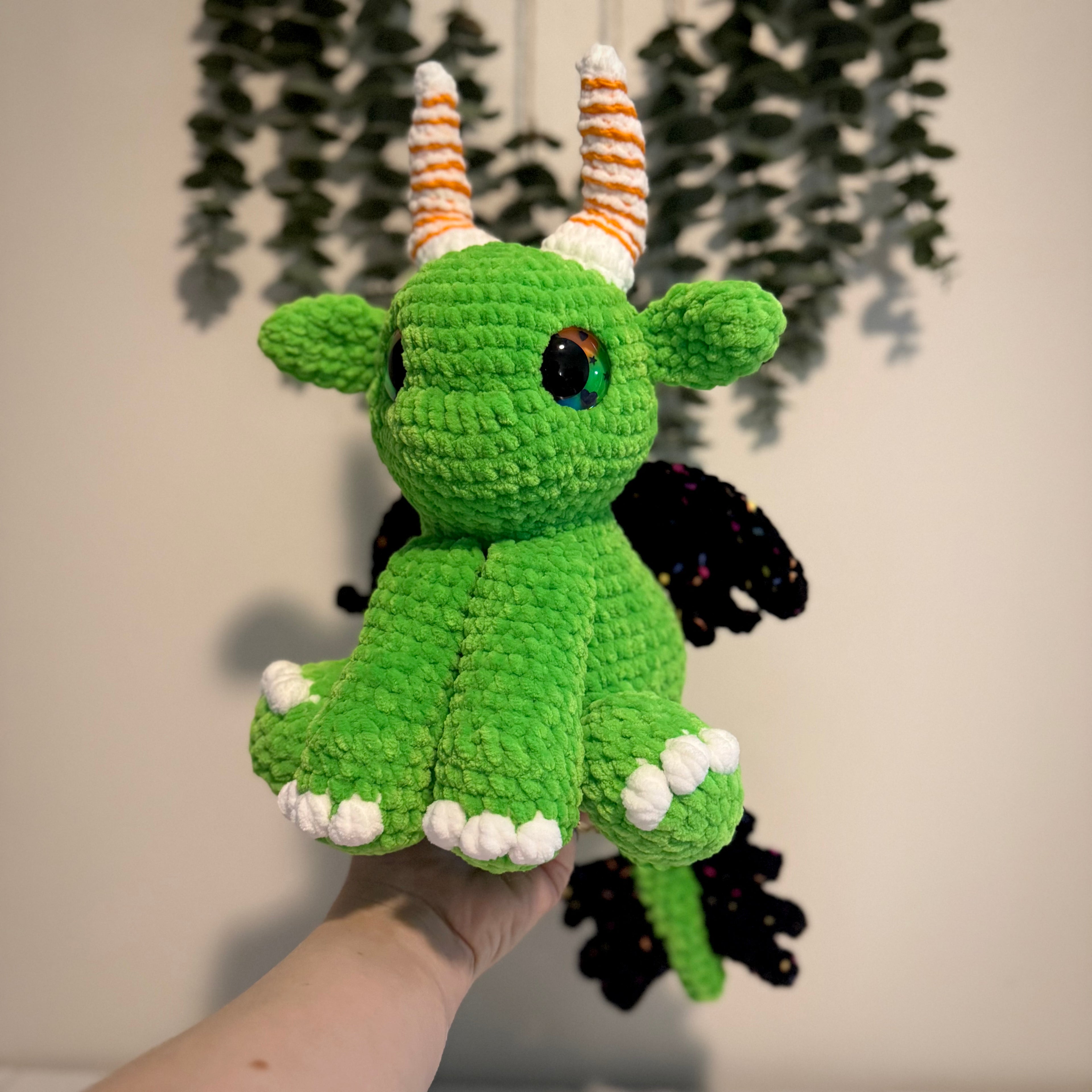 Medium Daphne the Mystic Dragon Crochet Plushie