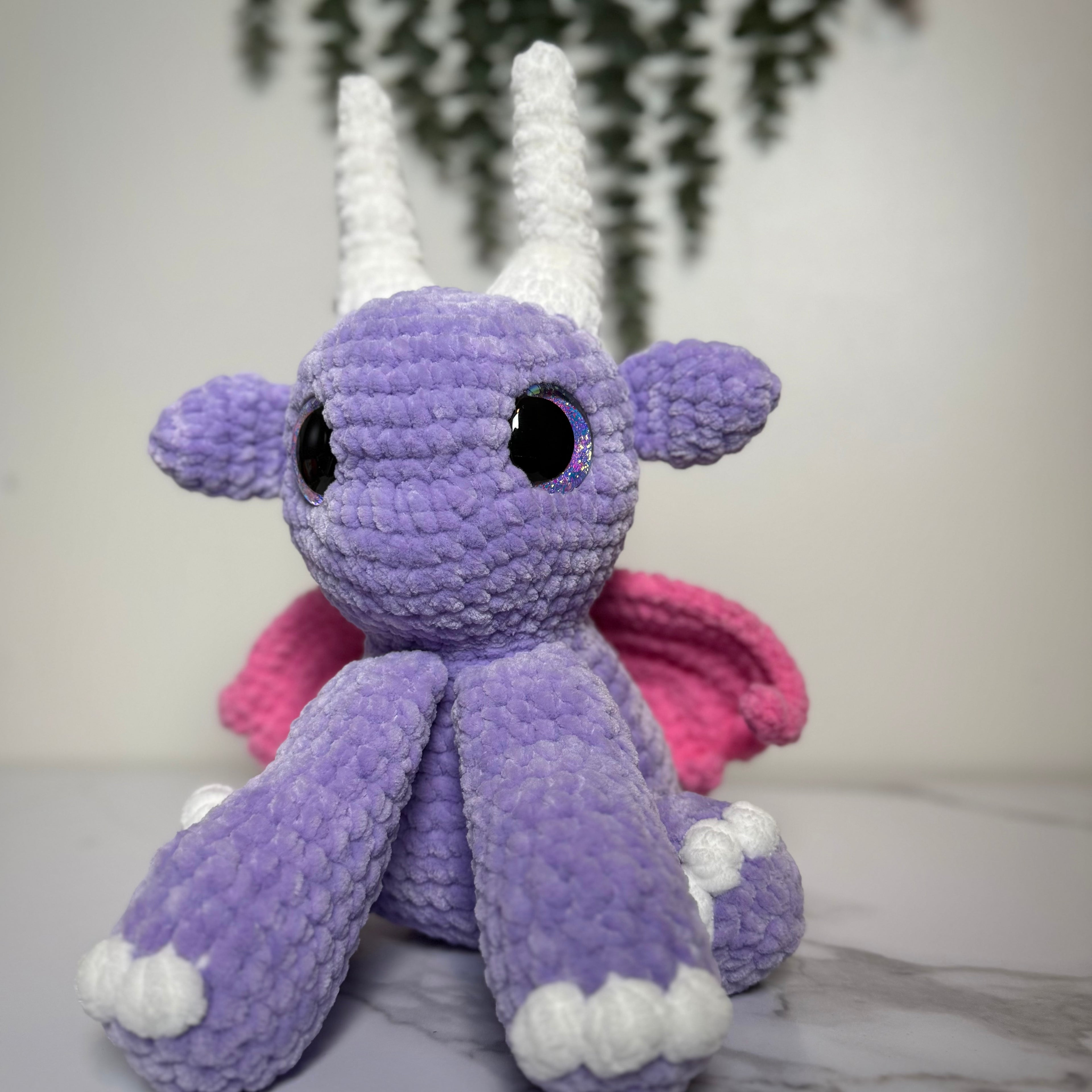 Daphne the Mystic Dragon Crochet Plushie