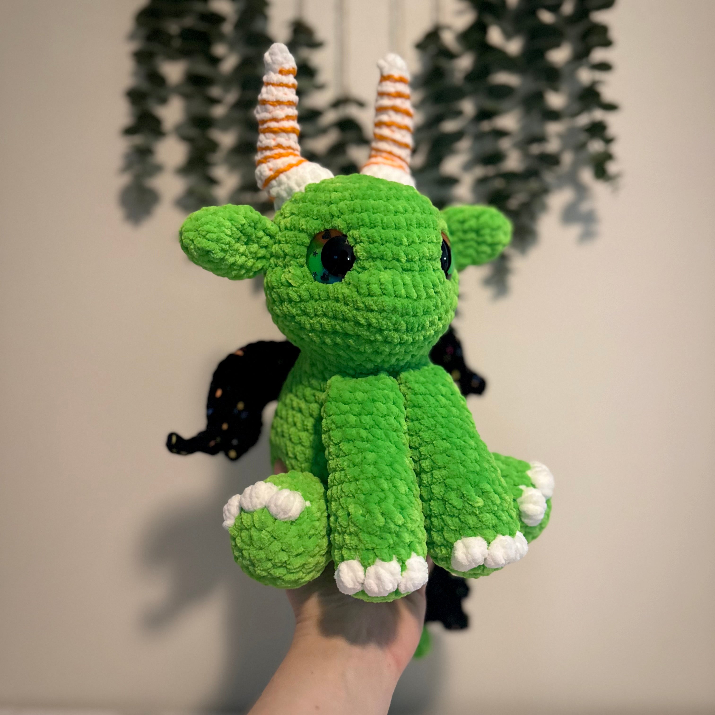 Medium Daphne the Mystic Dragon Crochet Plushie