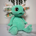 Handmade Crochet Axolotl Plushie – Albert the Axolotl Amigurumi