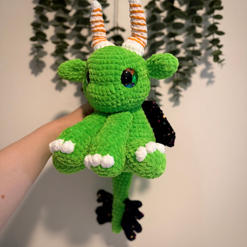 Medium Daphne the Mystic Dragon Crochet Plushie