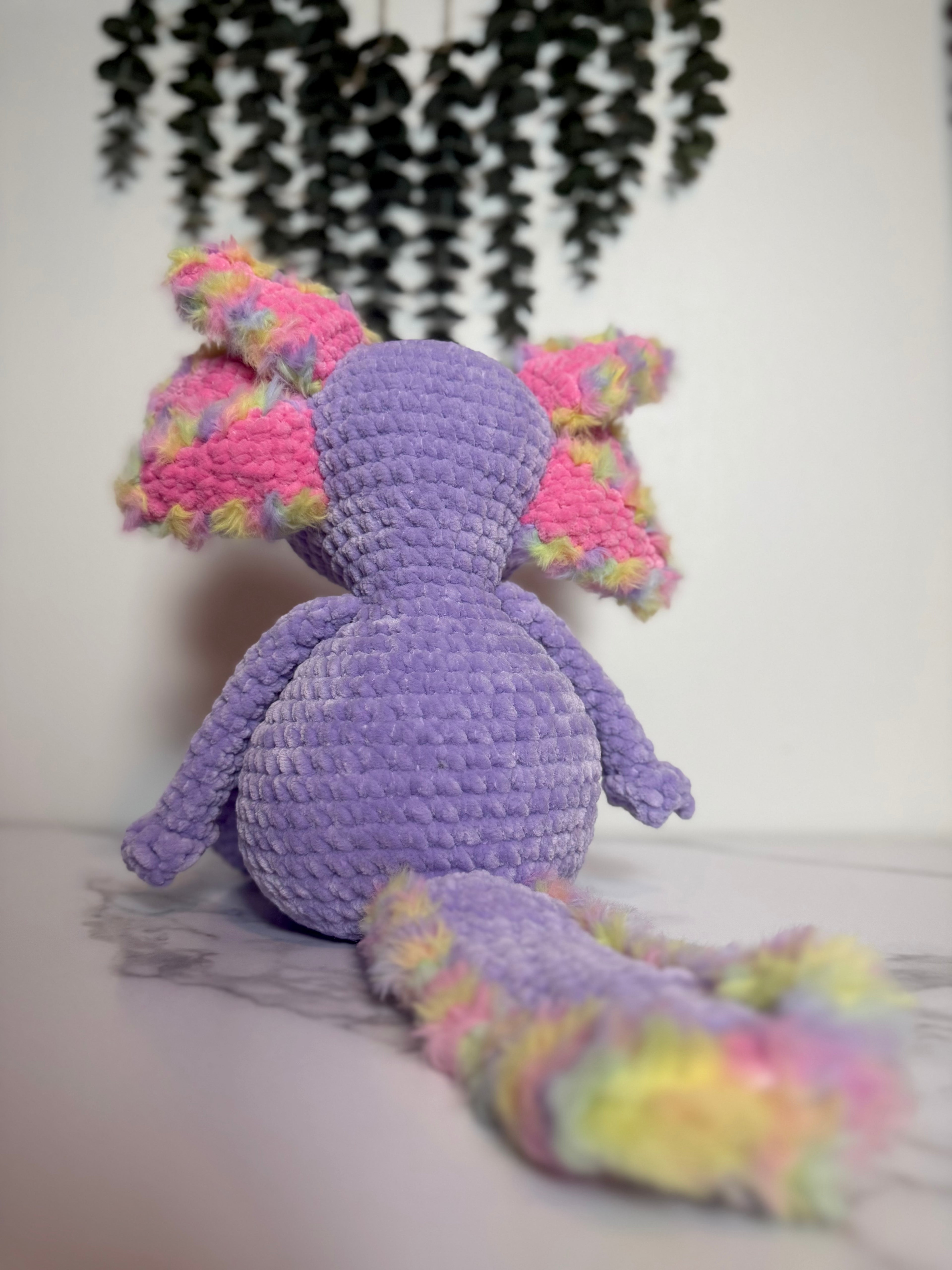 Custom Handmade Crochet Axolotl Plushie – Albert the Axolotl Amigurumi (One of a Kind)