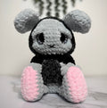 Grim the Emo Bunny Plush – Angry Pastel Goth Crochet Bunny