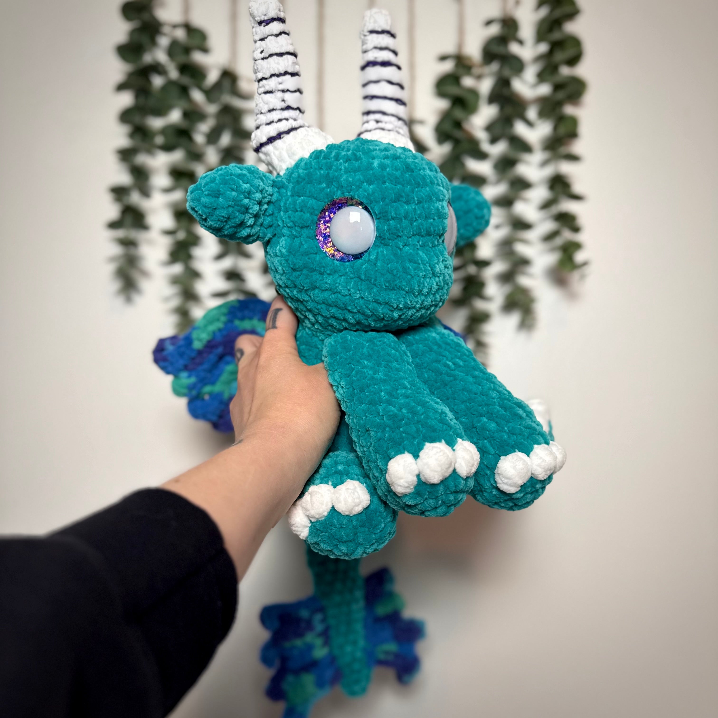 Daphne the Mystic Dragon Crochet Plushie