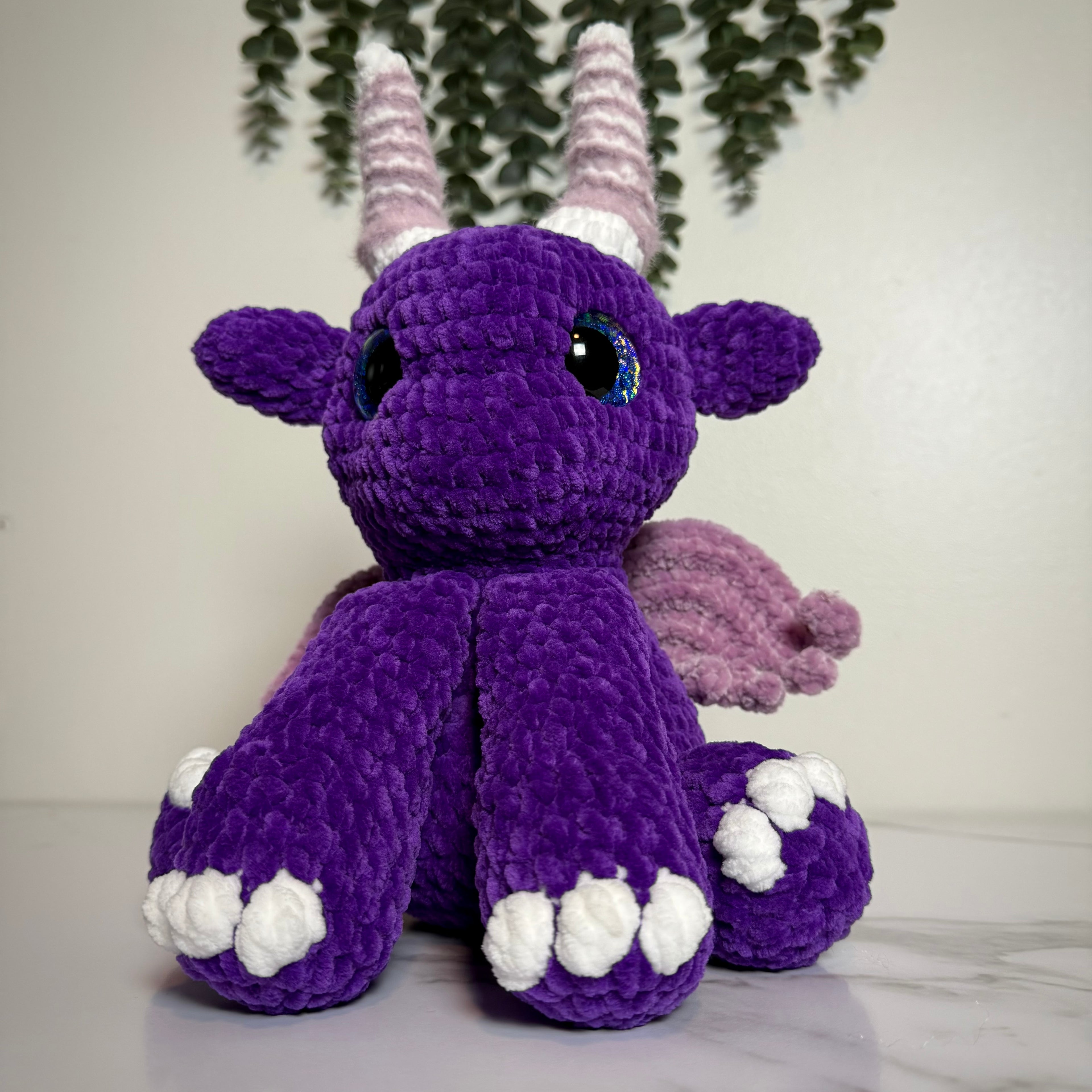 Medium Daphne the Mystic Dragon Crochet Plushie
