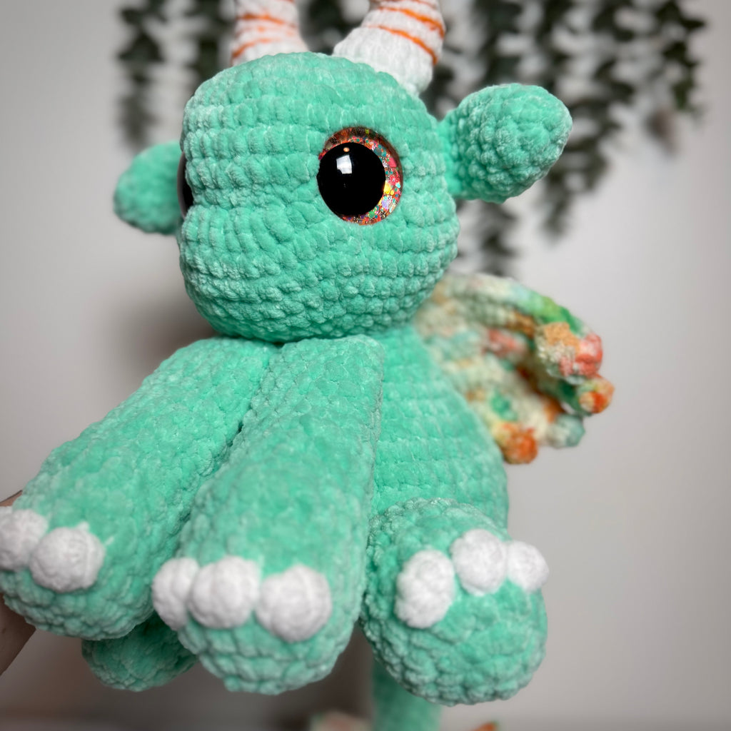 Daphne the Mystic Dragon Crochet Plushie