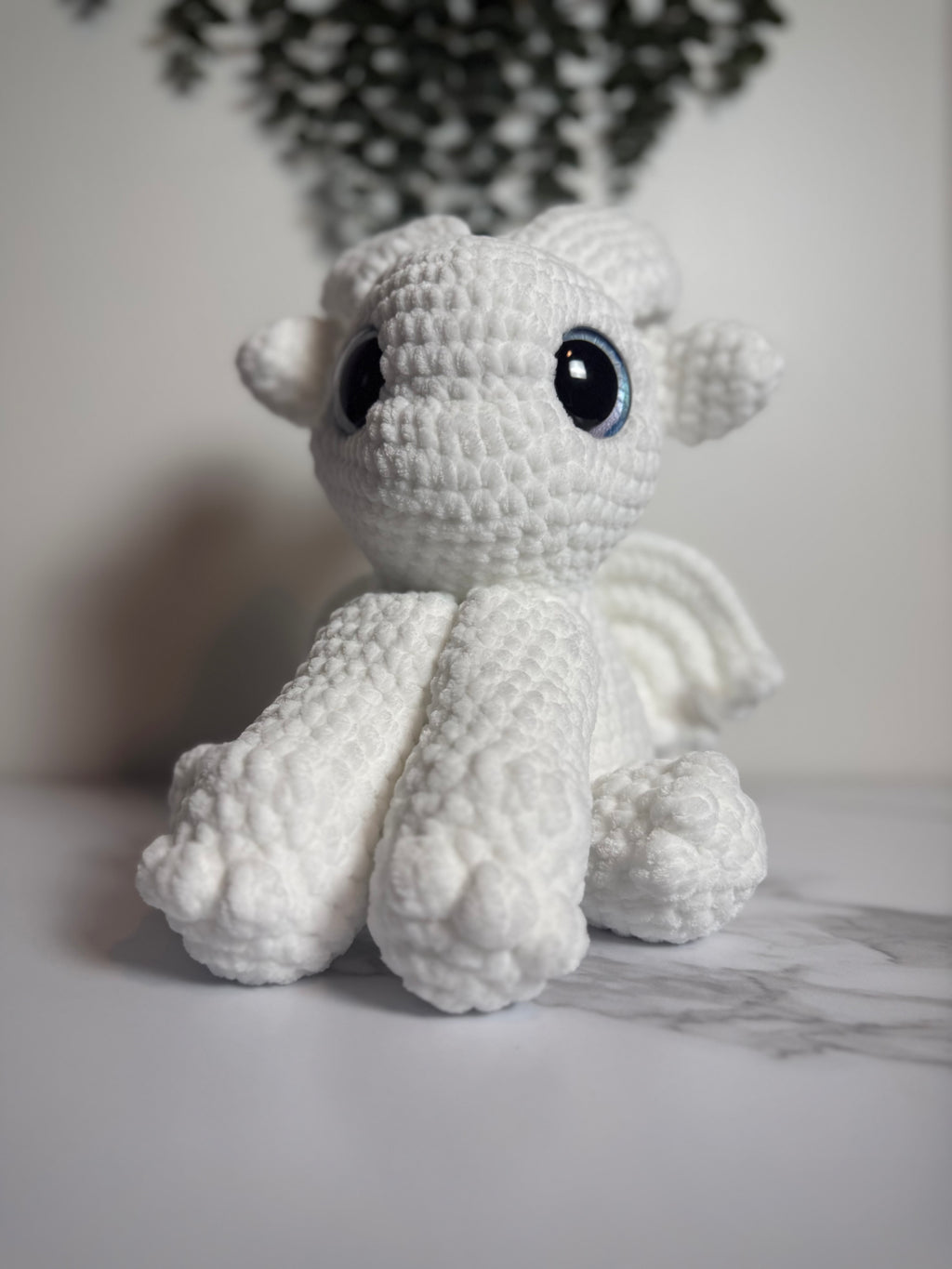 Dream the Mystic Dragon | Handmade Crochet Dragon Plush | Fantasy Stuffed Animal