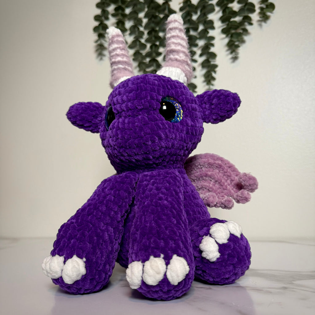 Medium Daphne the Mystic Dragon Crochet Plushie