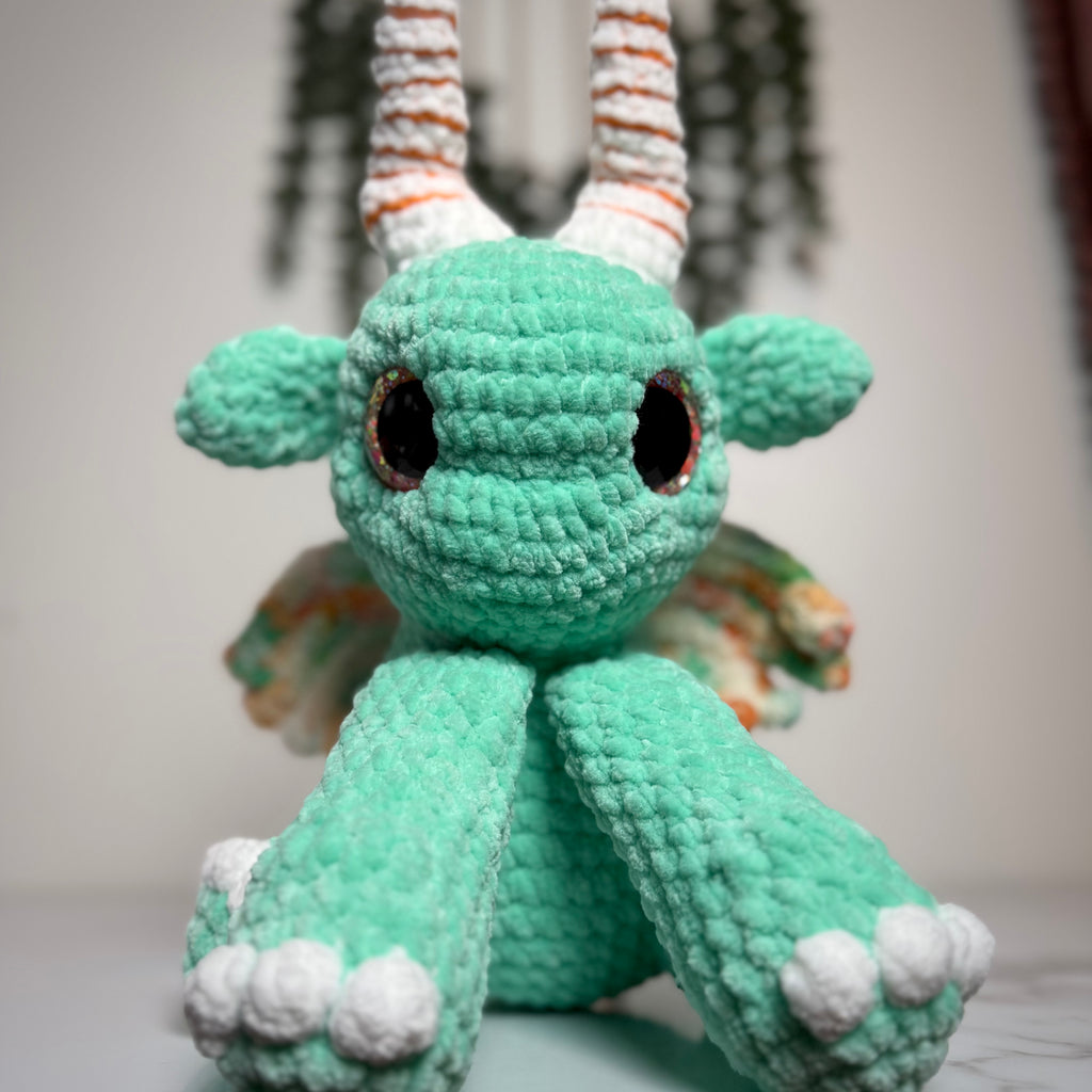 Daphne the Mystic Dragon Crochet Plushie