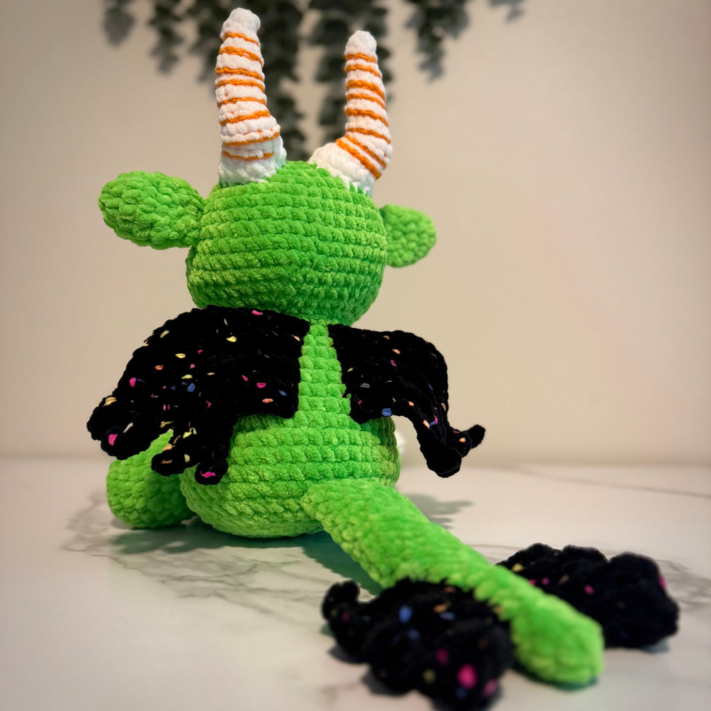 Medium Daphne the Mystic Dragon Crochet Plushie