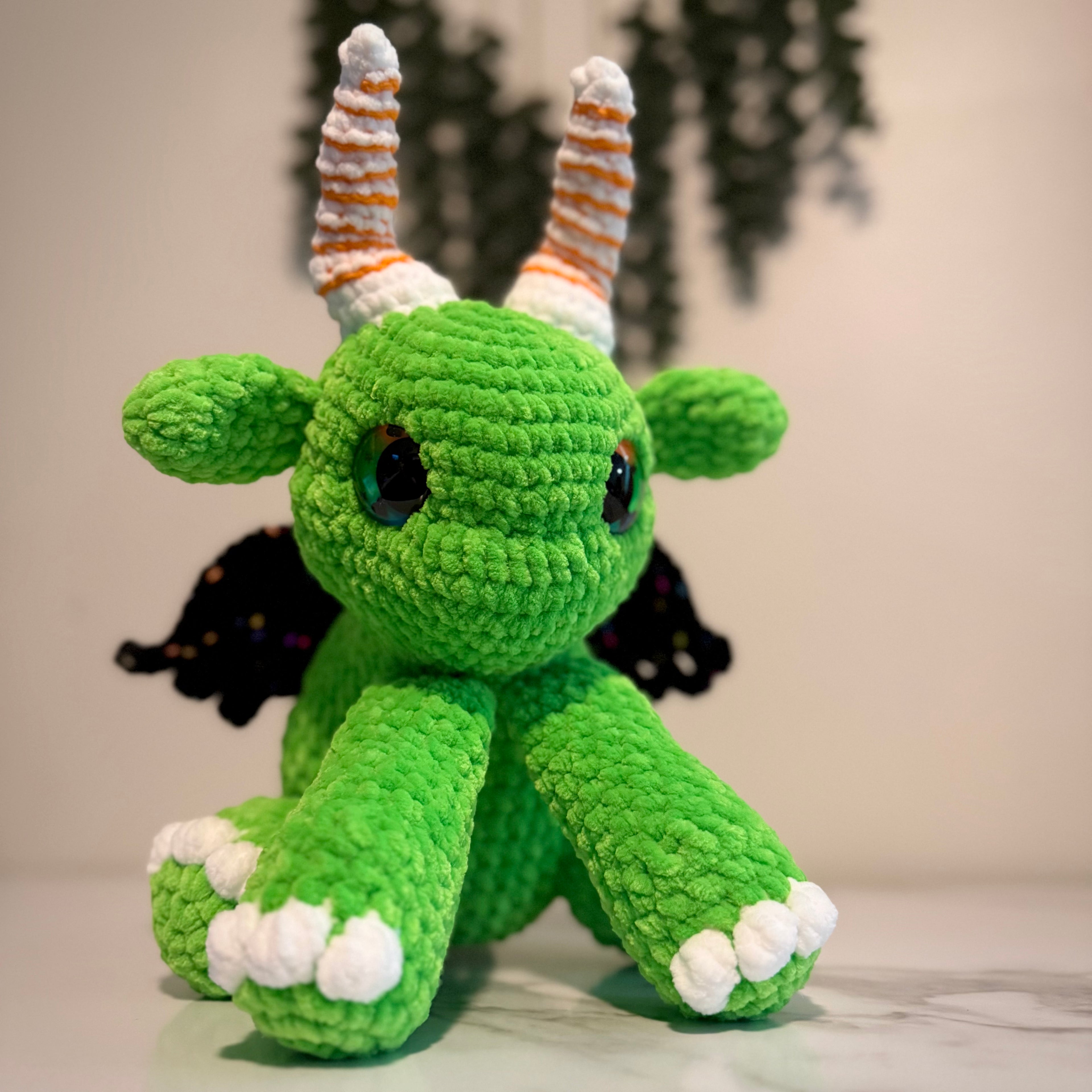 Medium Daphne the Mystic Dragon Crochet Plushie