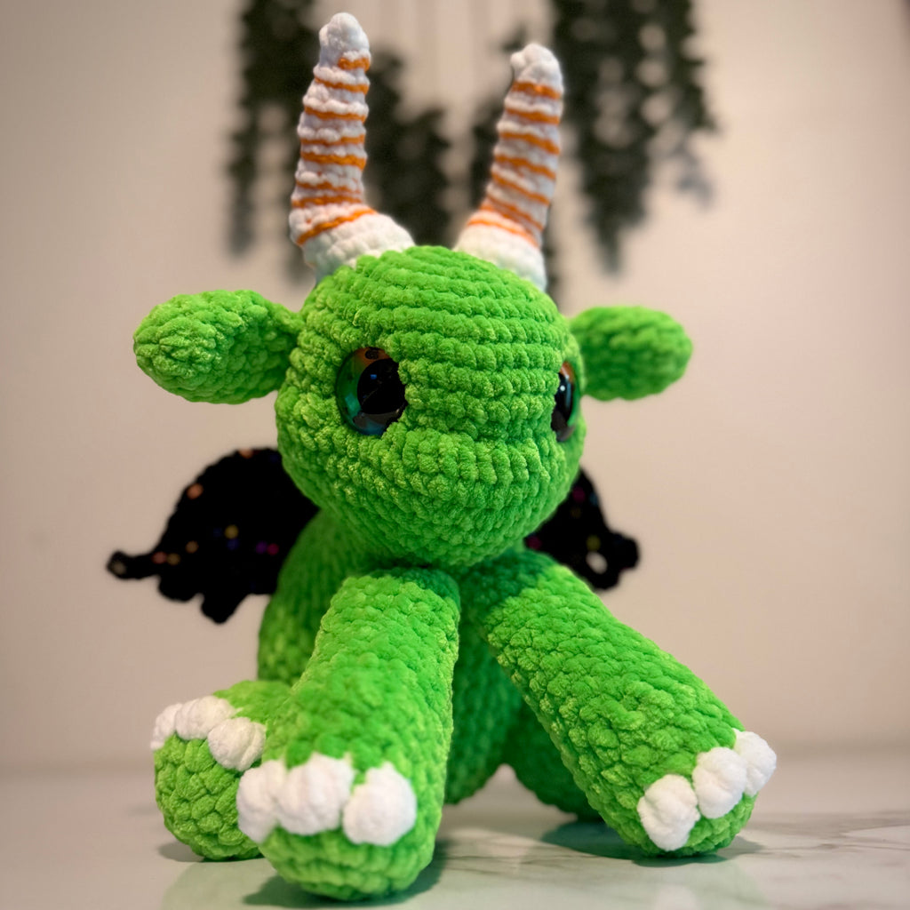 Medium Daphne the Mystic Dragon Crochet Plushie