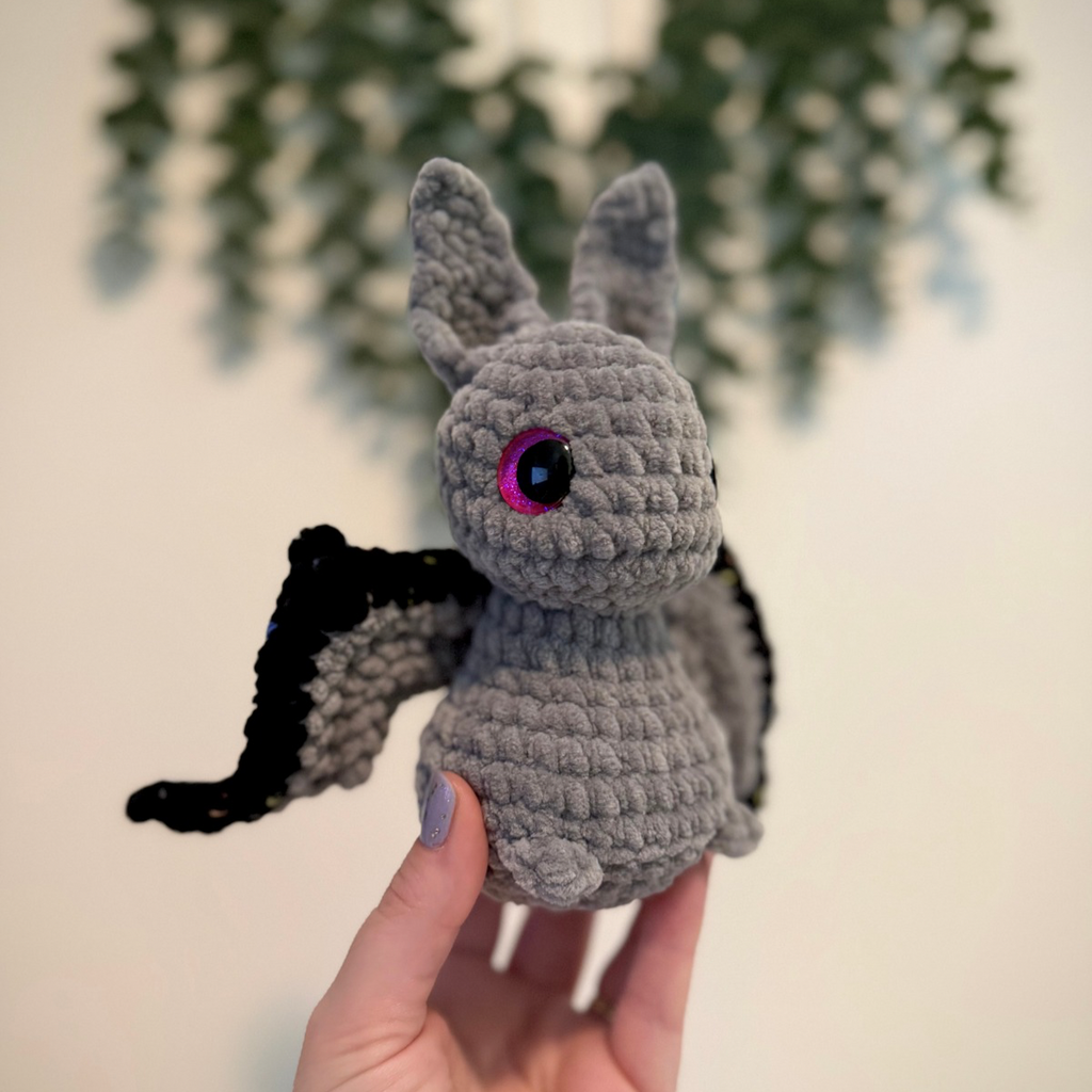 Basil the Mini Weighted Bat Plushie