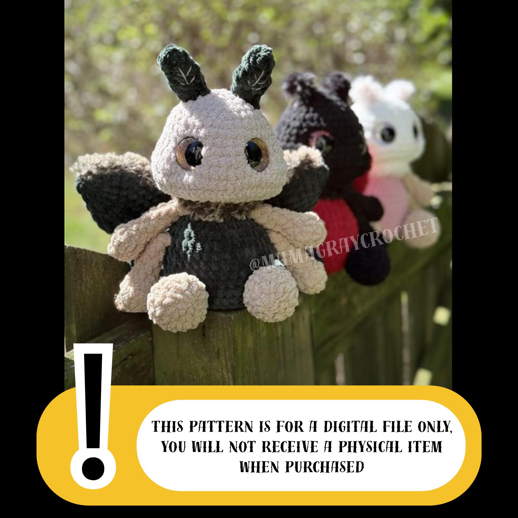Lucy the Luna Moth Crochet Pattern