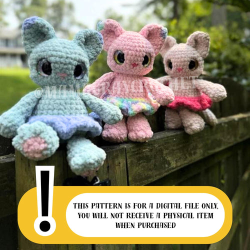 Belle the Ballerina Kitty Crochet Pattern